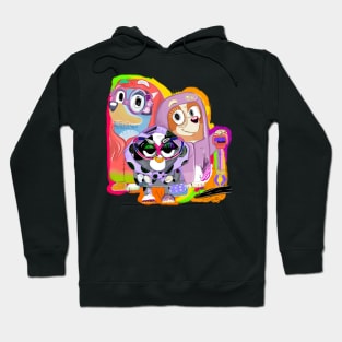 bluey and family Hoodie